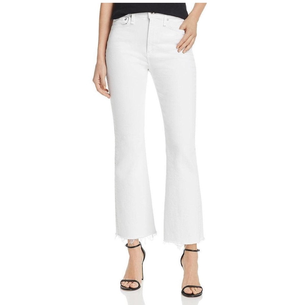 Rag & Bone Crop Flare Stretch Jeans